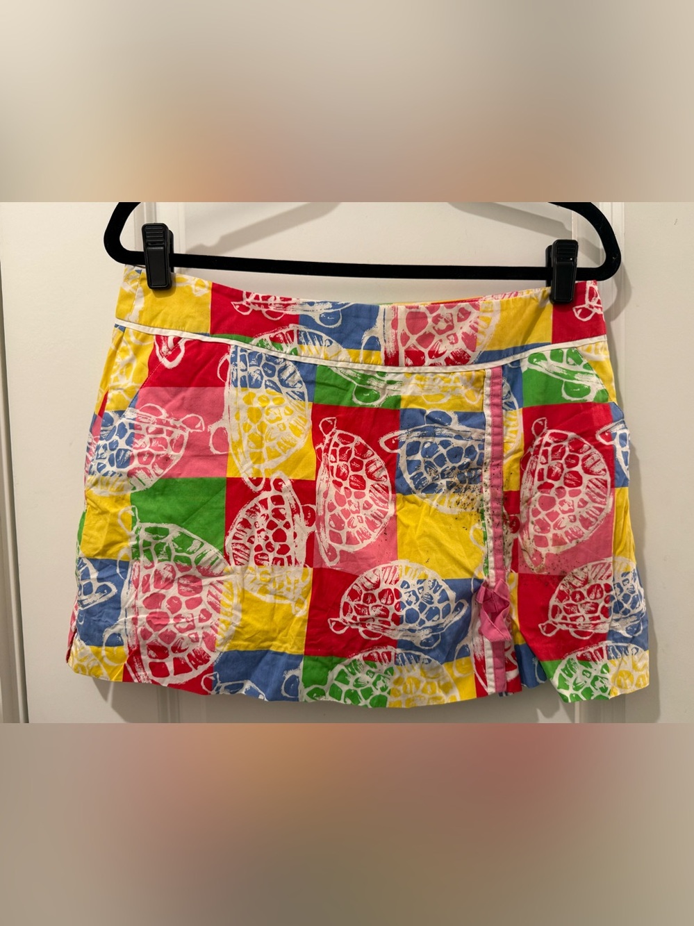 Lilly Pulitzer Multicolor Shell Patchwork Skort